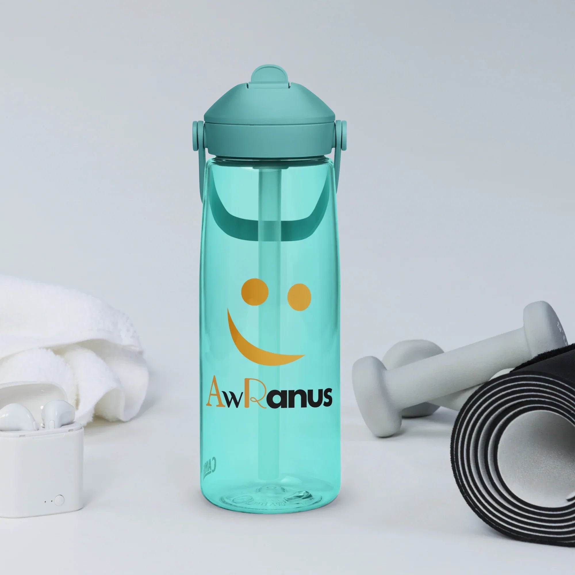 AwRans | Flip Straw Water Bottle - AwRans Clothing