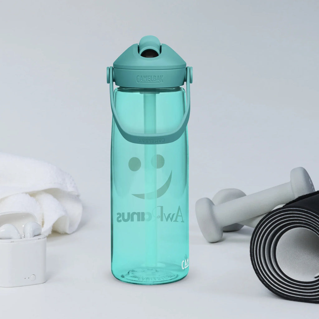 AwRans | Flip Straw Water Bottle - AwRans Clothing