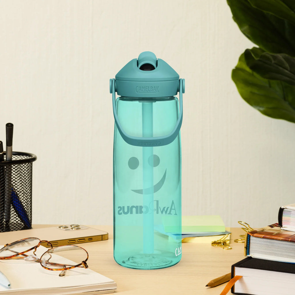 AwRans | Flip Straw Water Bottle - AwRans Clothing