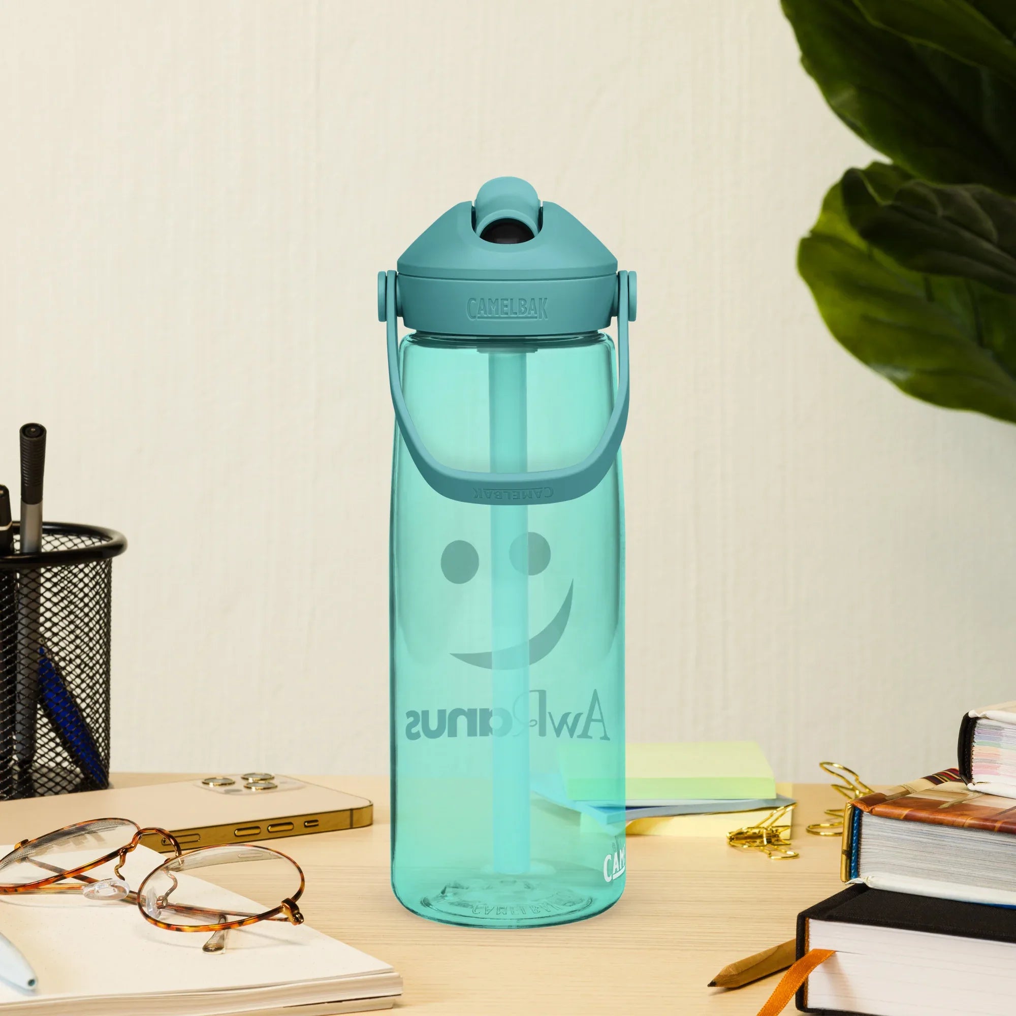 AwRans | Flip Straw Water Bottle - AwRans Clothing