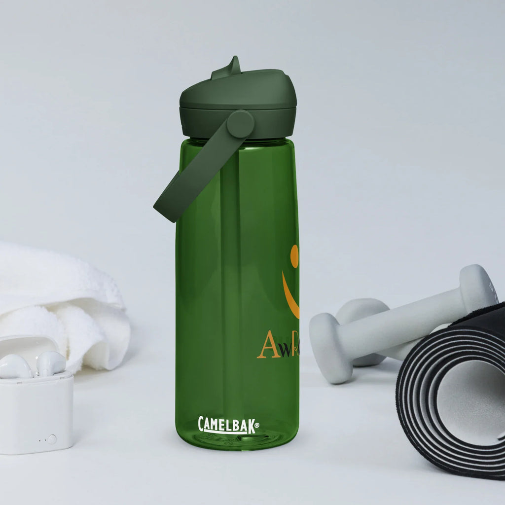 AwRans | Flip Straw Water Bottle - AwRans Clothing