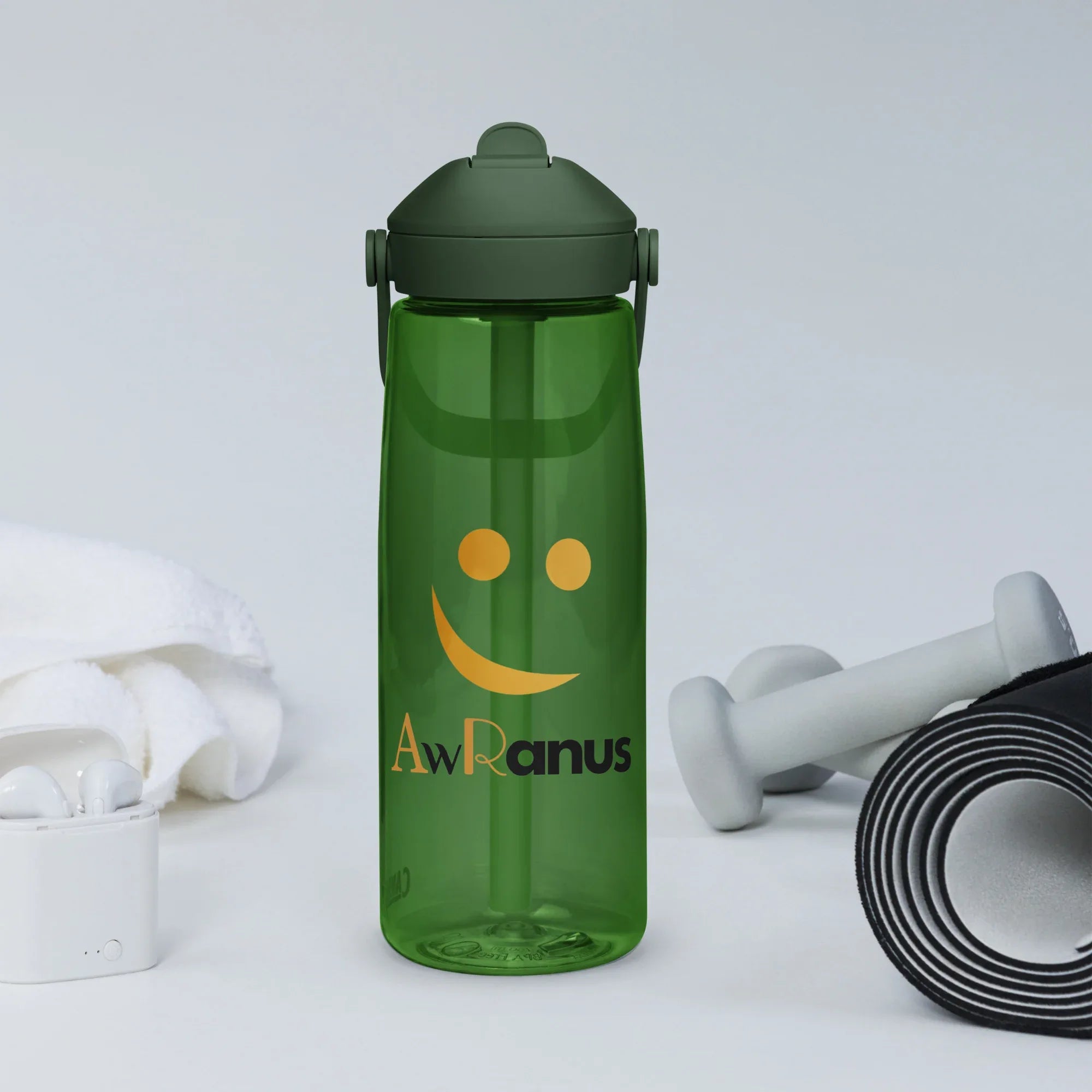 AwRans | Flip Straw Water Bottle - AwRans Clothing