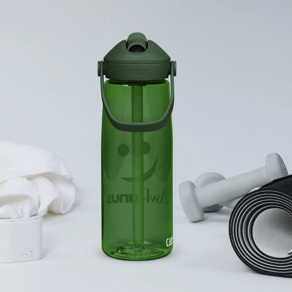 AwRans | Flip Straw Water Bottle - AwRans Clothing