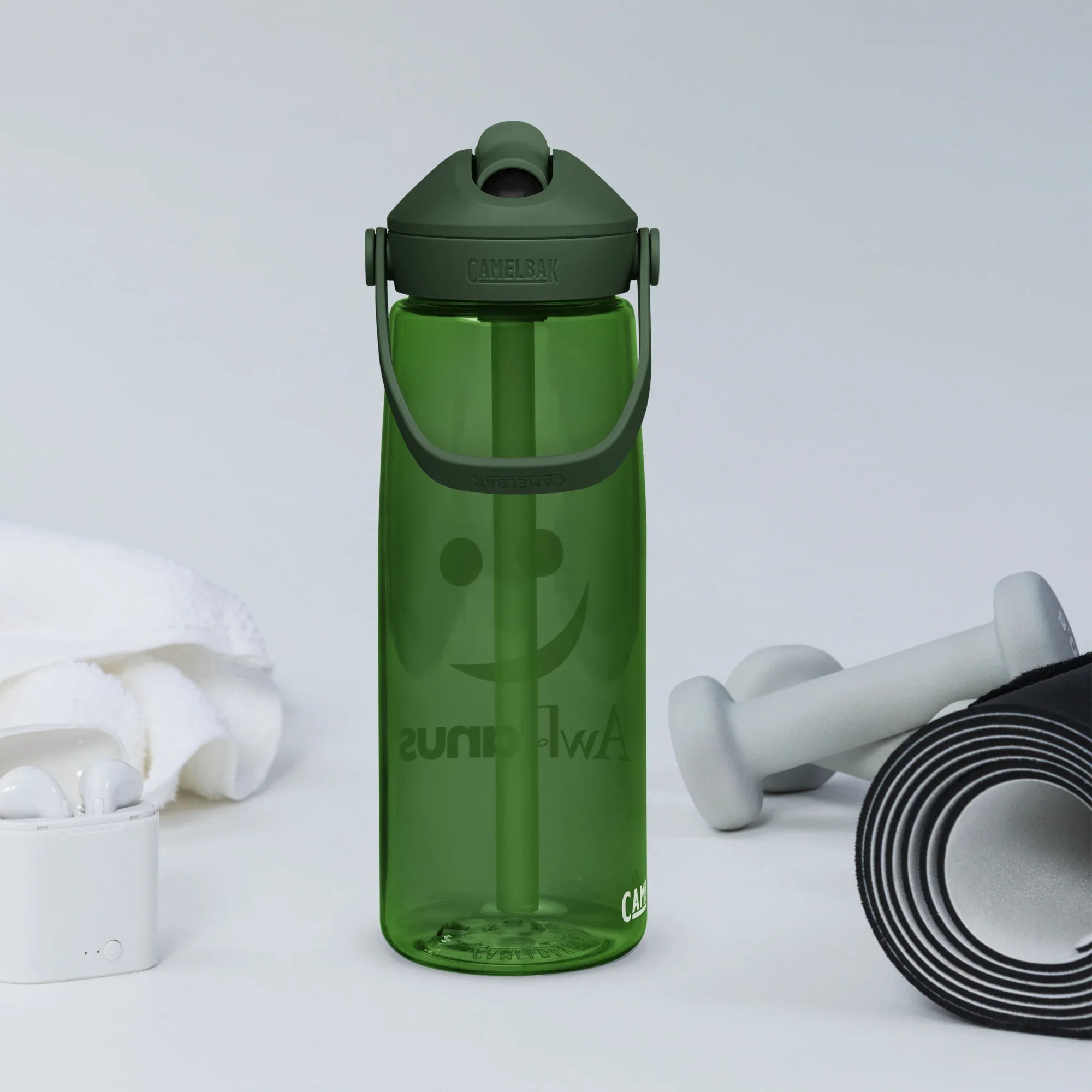 AwRans | Flip Straw Water Bottle - AwRans Clothing