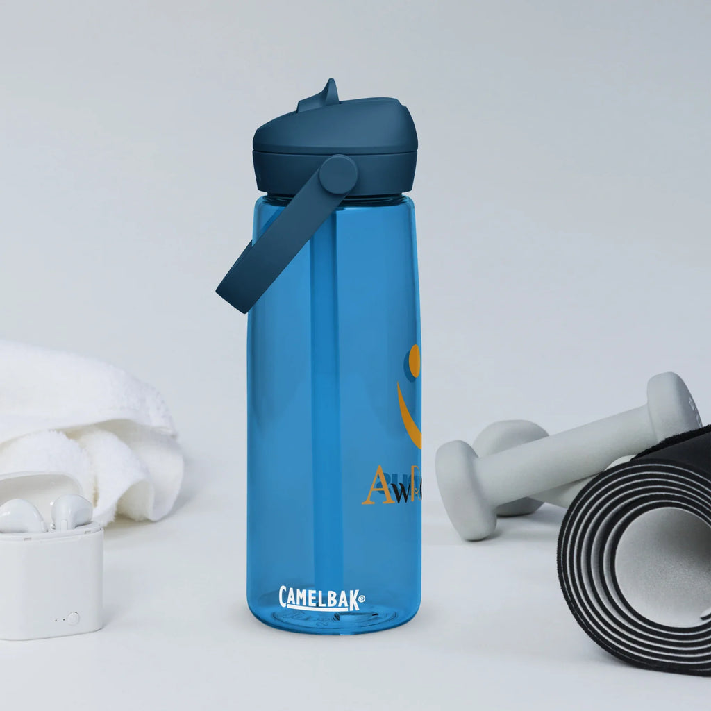 AwRans | Flip Straw Water Bottle - AwRans Clothing