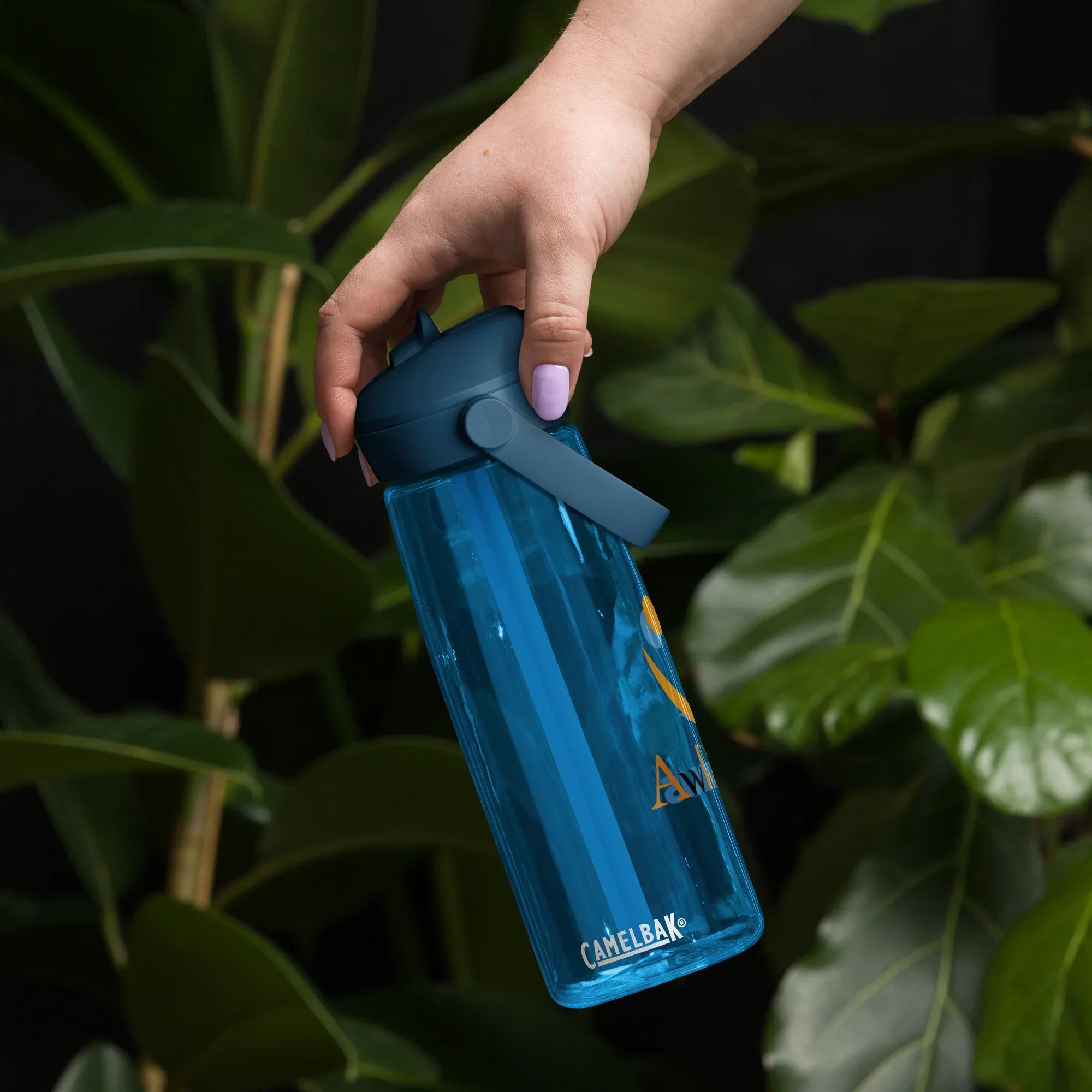 AwRans | Flip Straw Water Bottle - AwRans Clothing