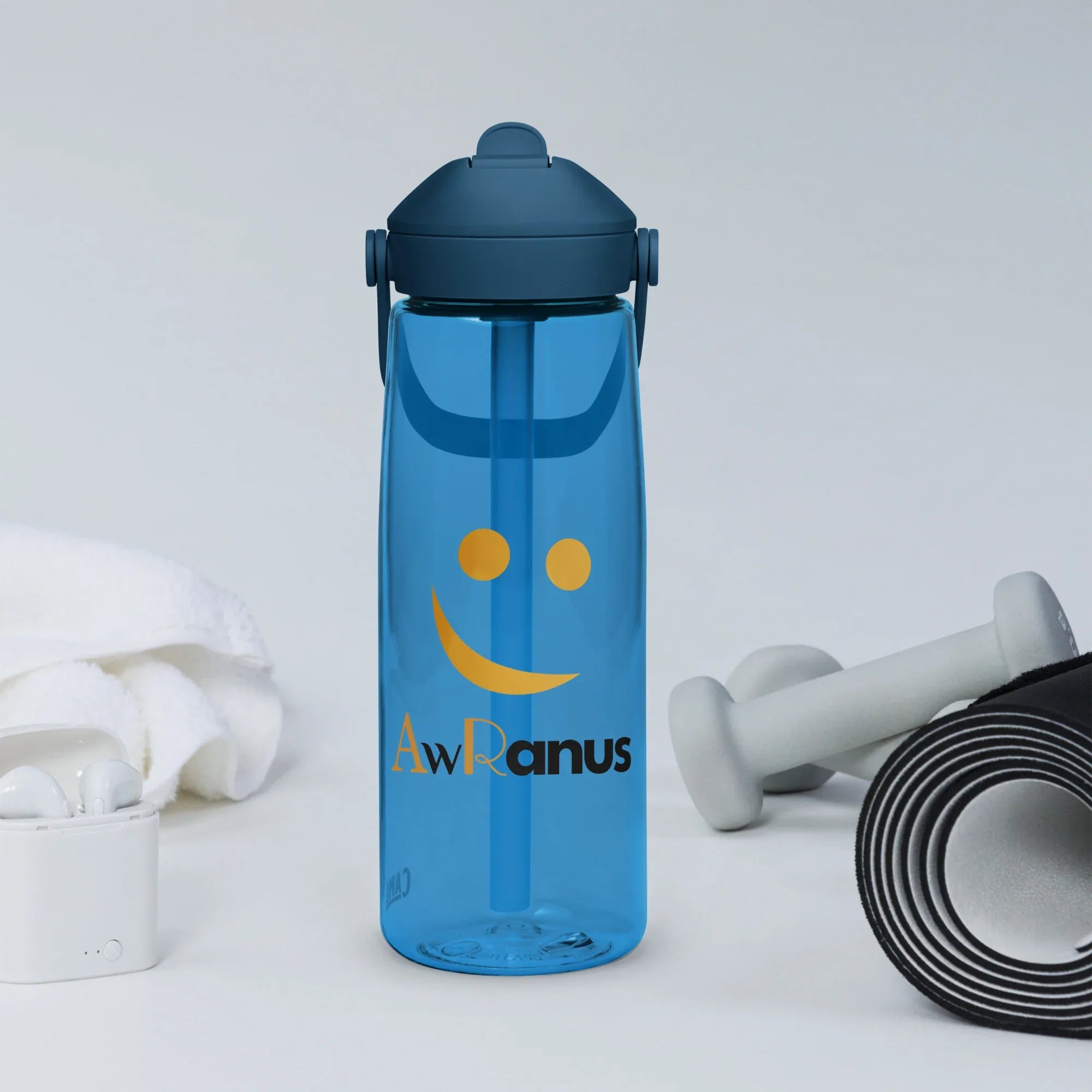 AwRans | Flip Straw Water Bottle - AwRans Clothing