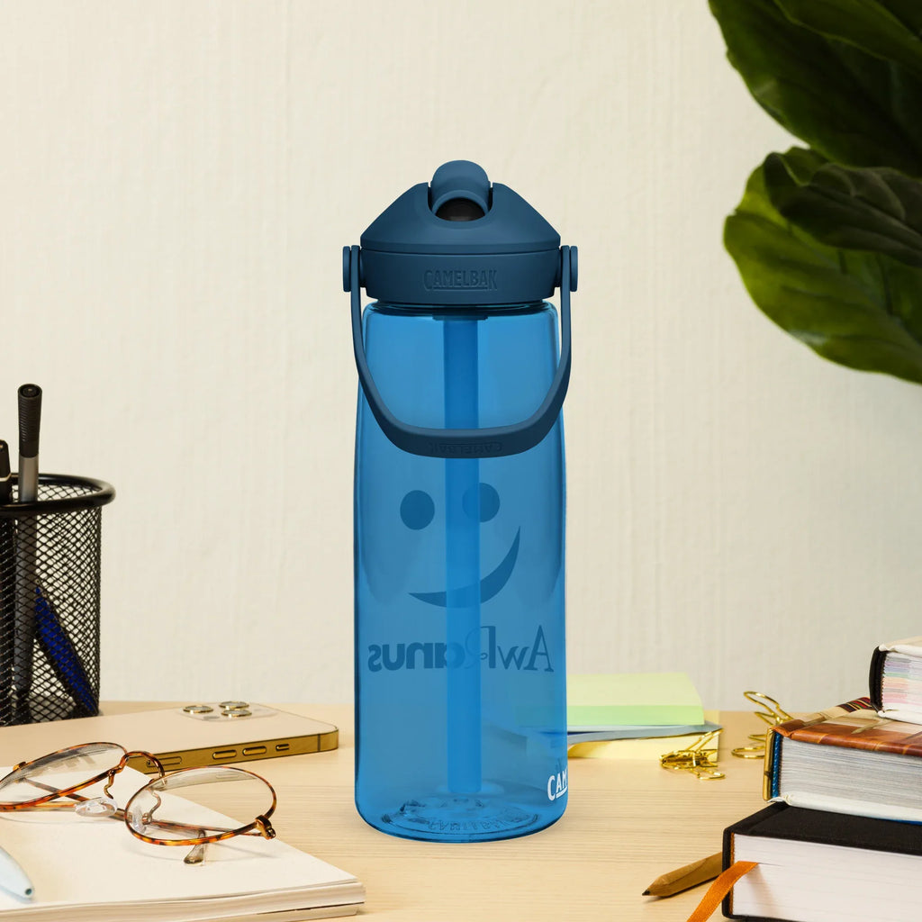 AwRans | Flip Straw Water Bottle - AwRans Clothing