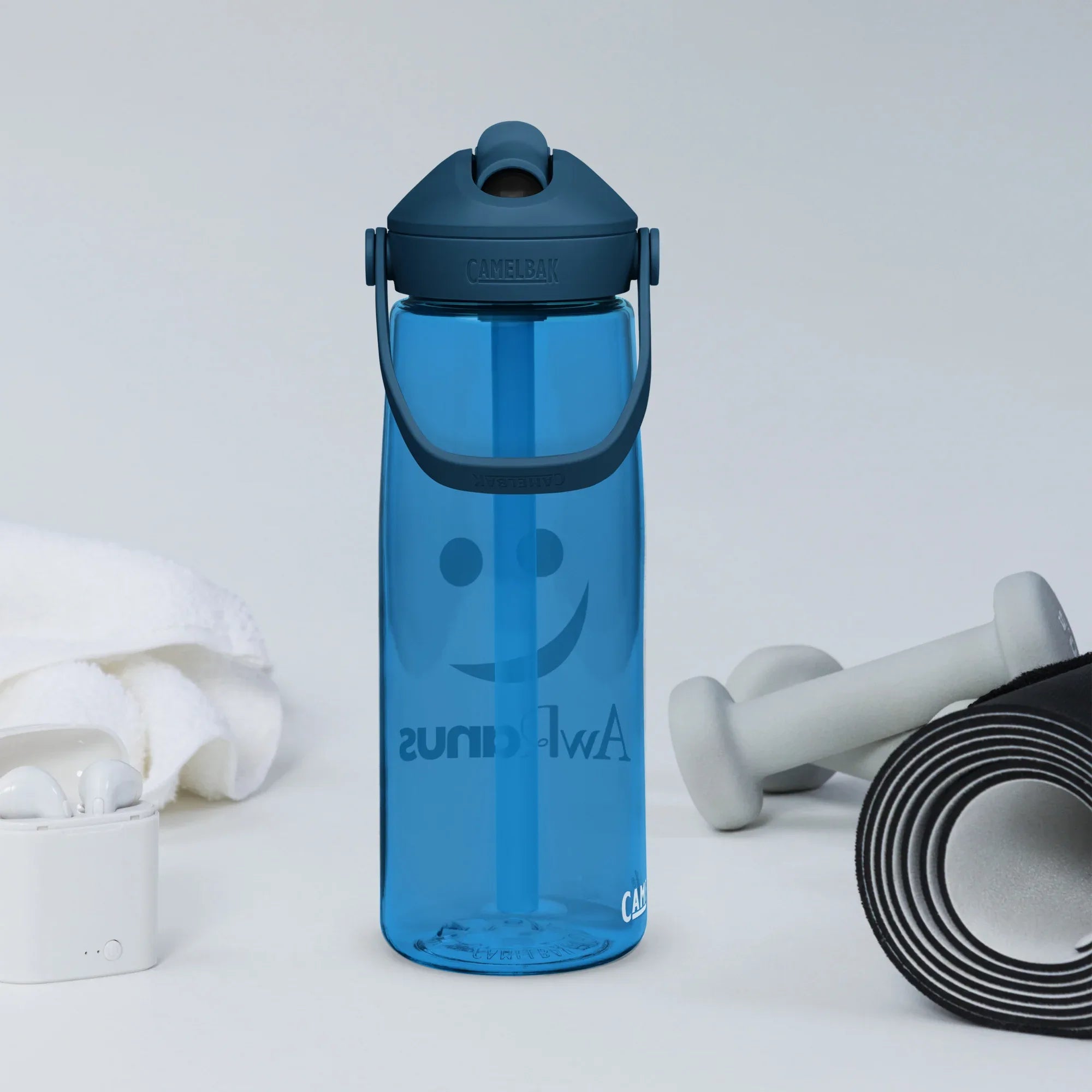 AwRans | Flip Straw Water Bottle - AwRans Clothing