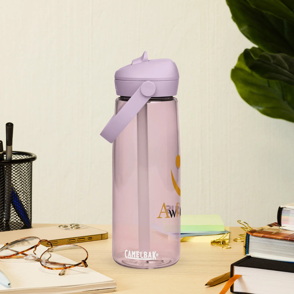 AwRans | Flip Straw Water Bottle - AwRans Clothing