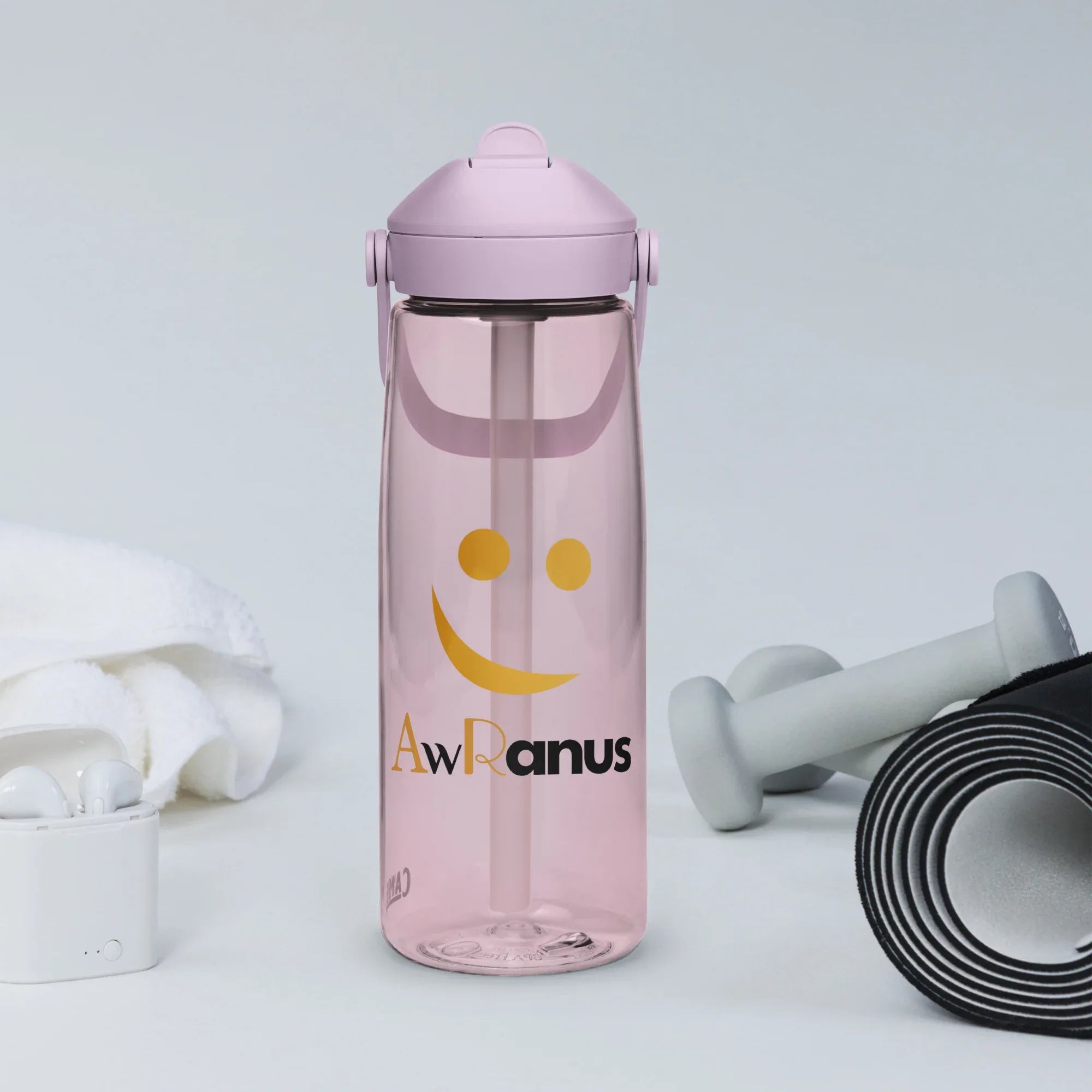 AwRans | Flip Straw Water Bottle - AwRans Clothing