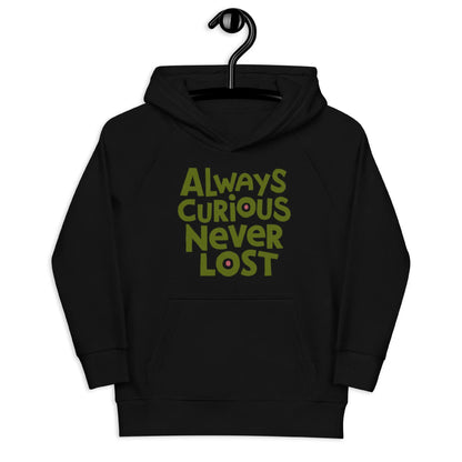 Always Curious Never Lost | Kids Hoodie - AwRans Clothing