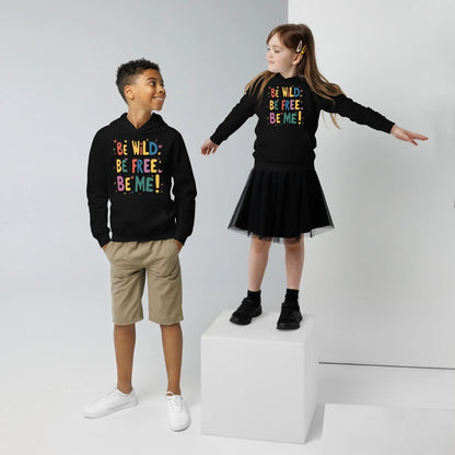 Be Wild Be Free Be Me! | Kids Hoodie - AwRans Clothing