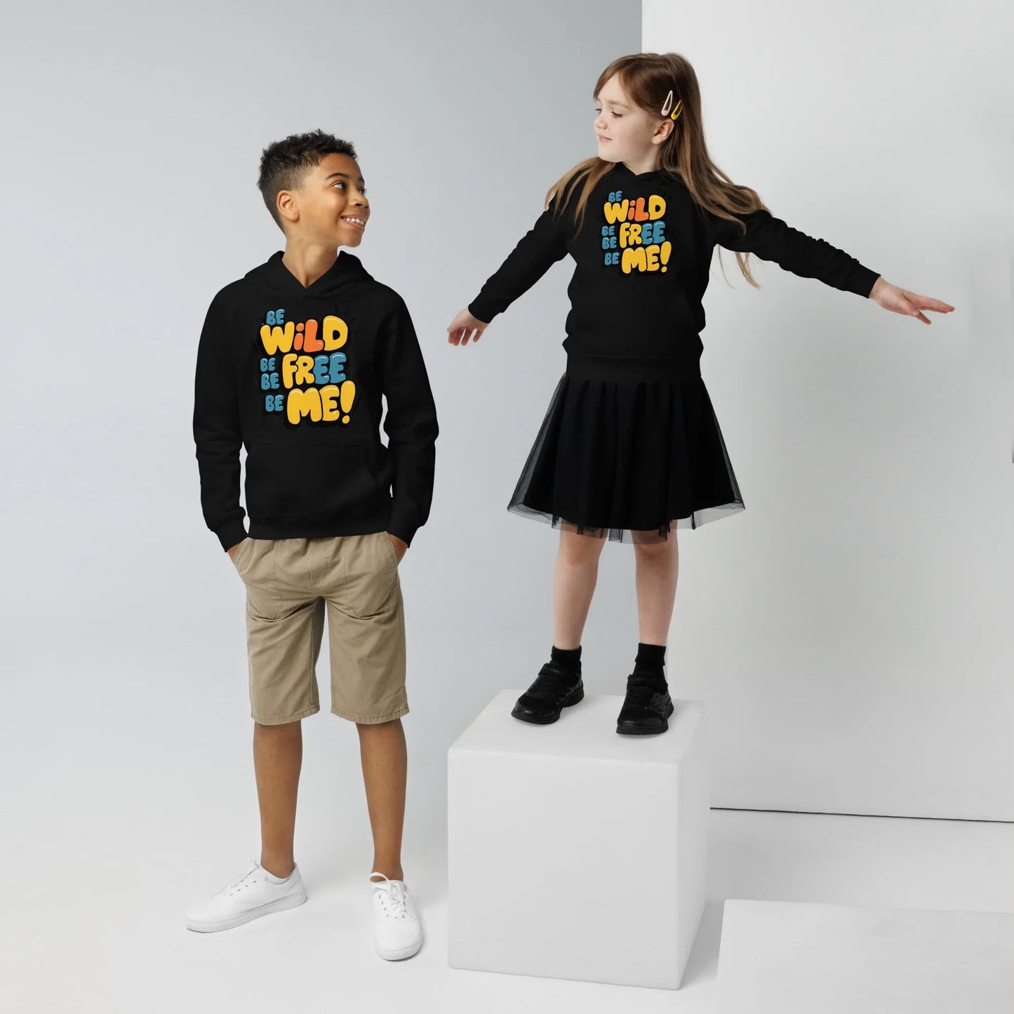 Be Wild Be Free Be Me! | Kids Hoodie - AwRans Clothing