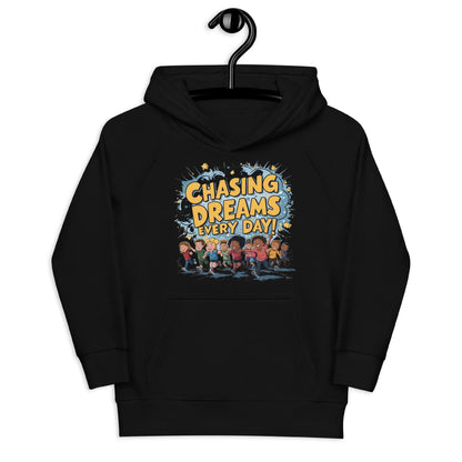 Chasing Dreams Every Day! | Kids Hoodie - AwRans Clothing