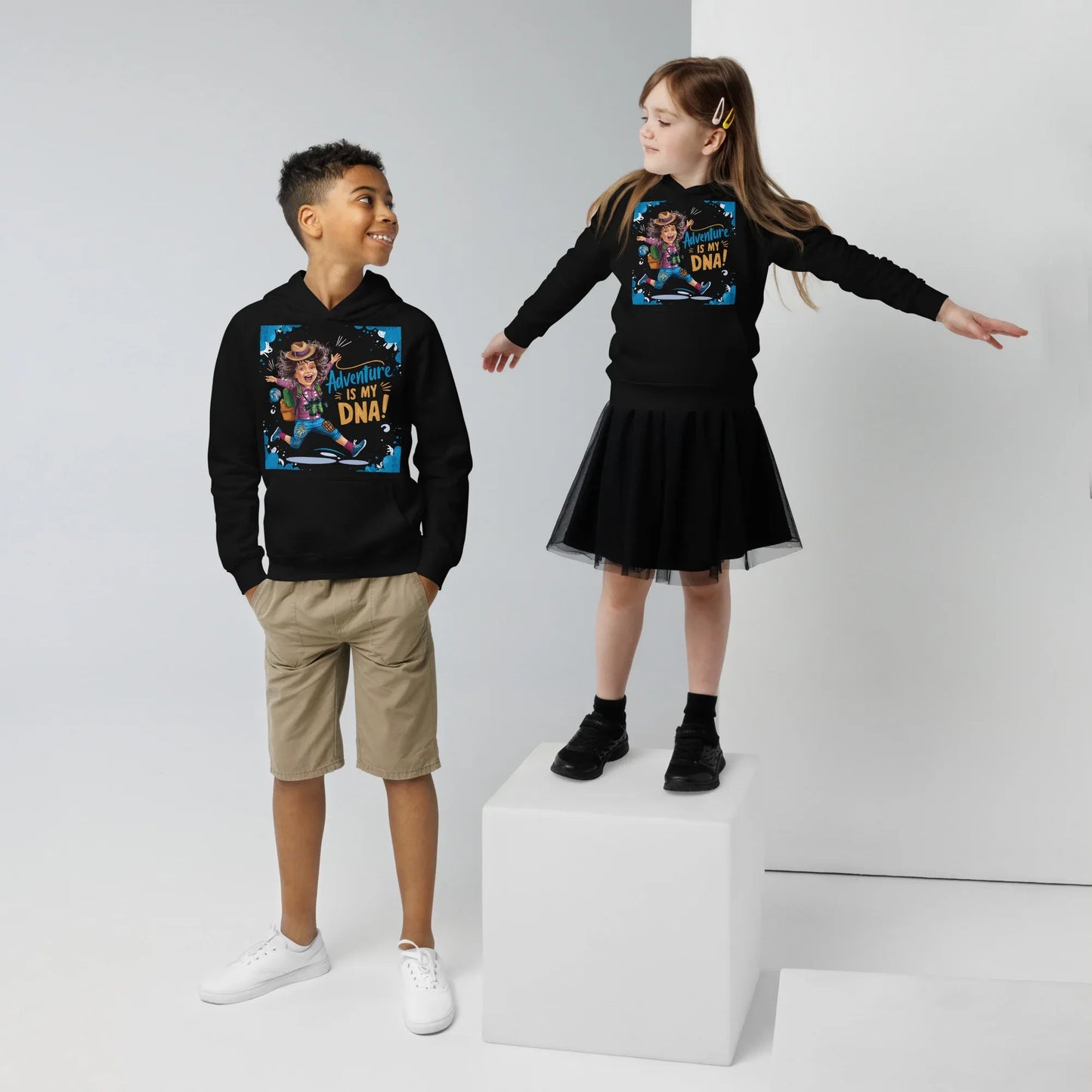 Adventure Is In My DNA | Kids Hoodie - AwRans Clothing