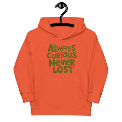 Always Curious Never Lost | Kids Hoodie - AwRans Clothing