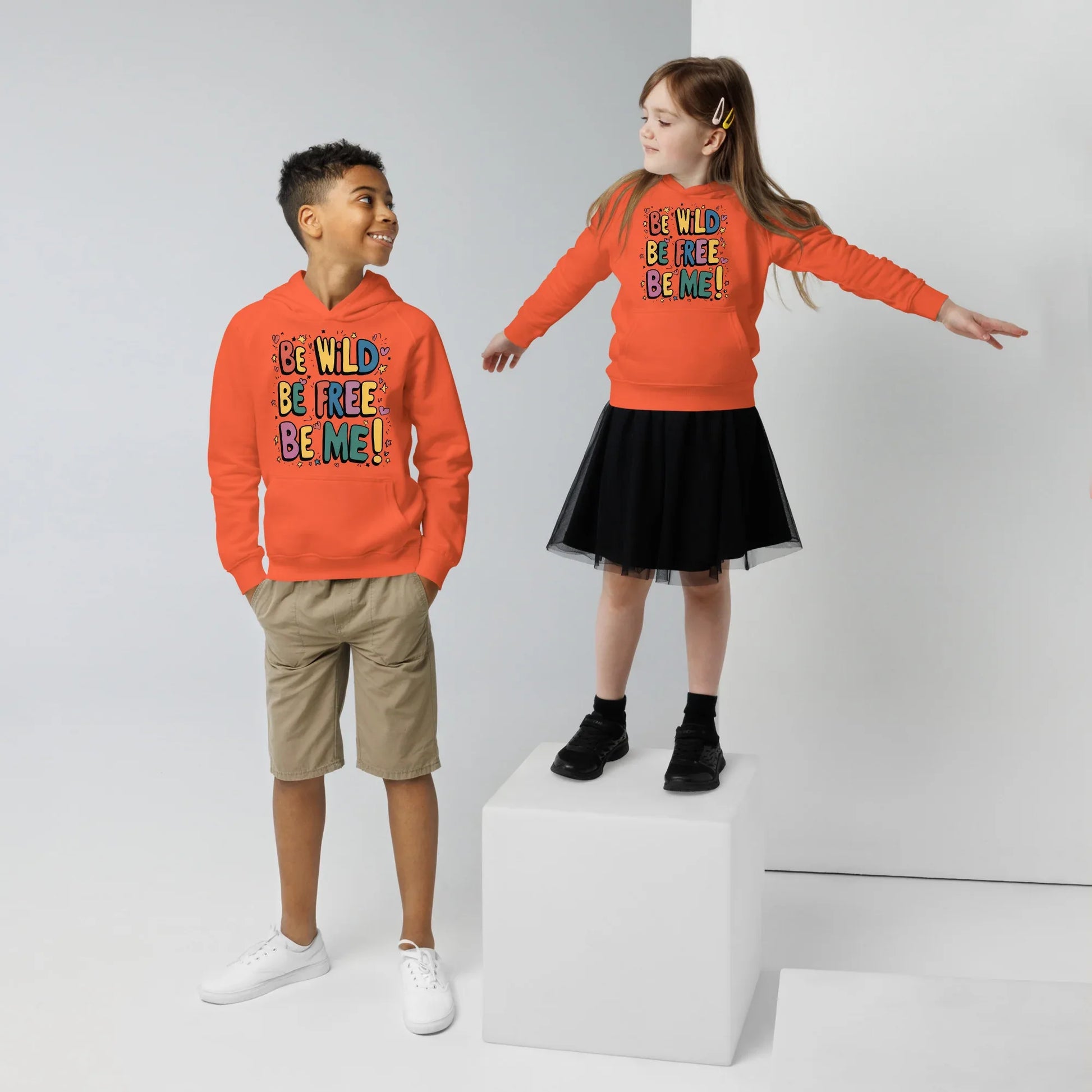 Be Wild Be Free Be Me! | Kids Hoodie - AwRans Clothing