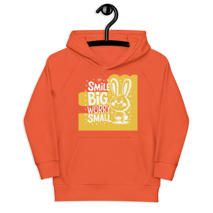 Smile Big, Worry Small | Kids Hoodie - AwRans Clothing