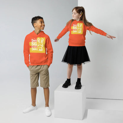 Smile Big, Worry Small | Kids Hoodie - AwRans Clothing