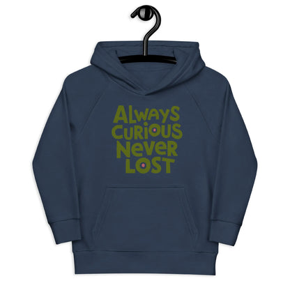 Always Curious Never Lost | Kids Hoodie - AwRans Clothing