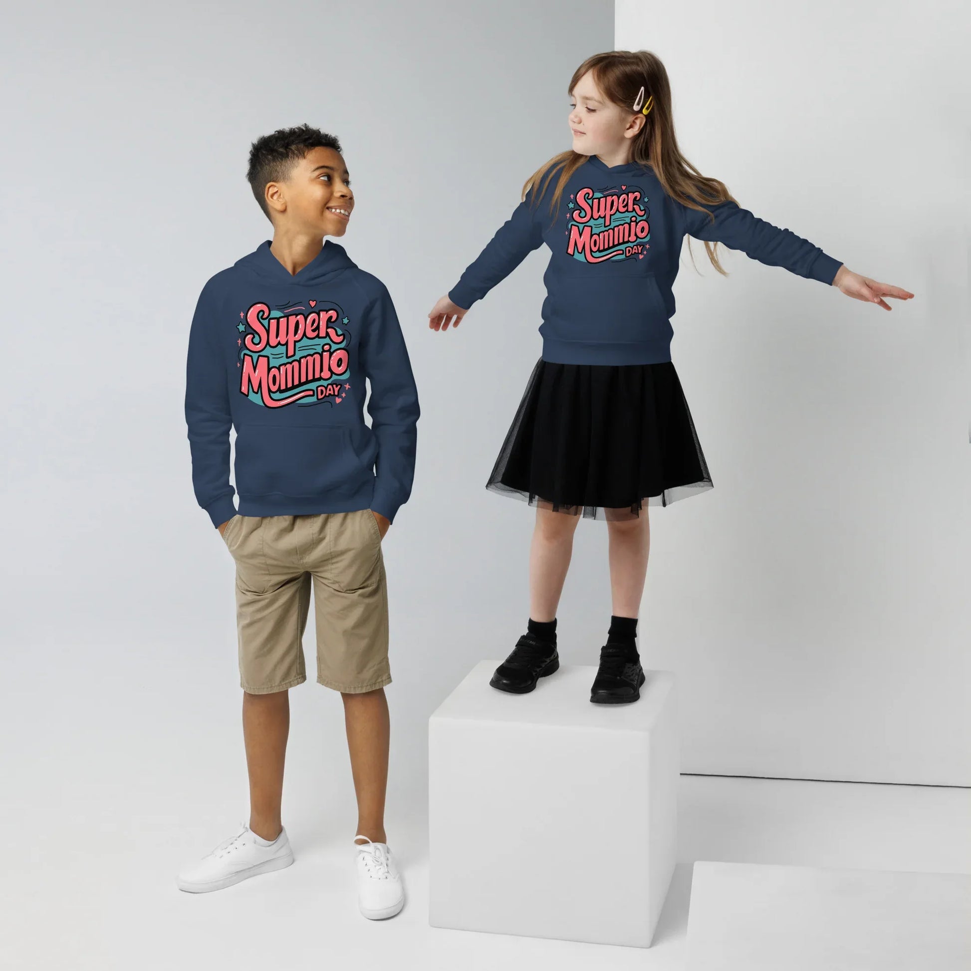 Super Mommio Day | Kids Hoodie - AwRans Clothing