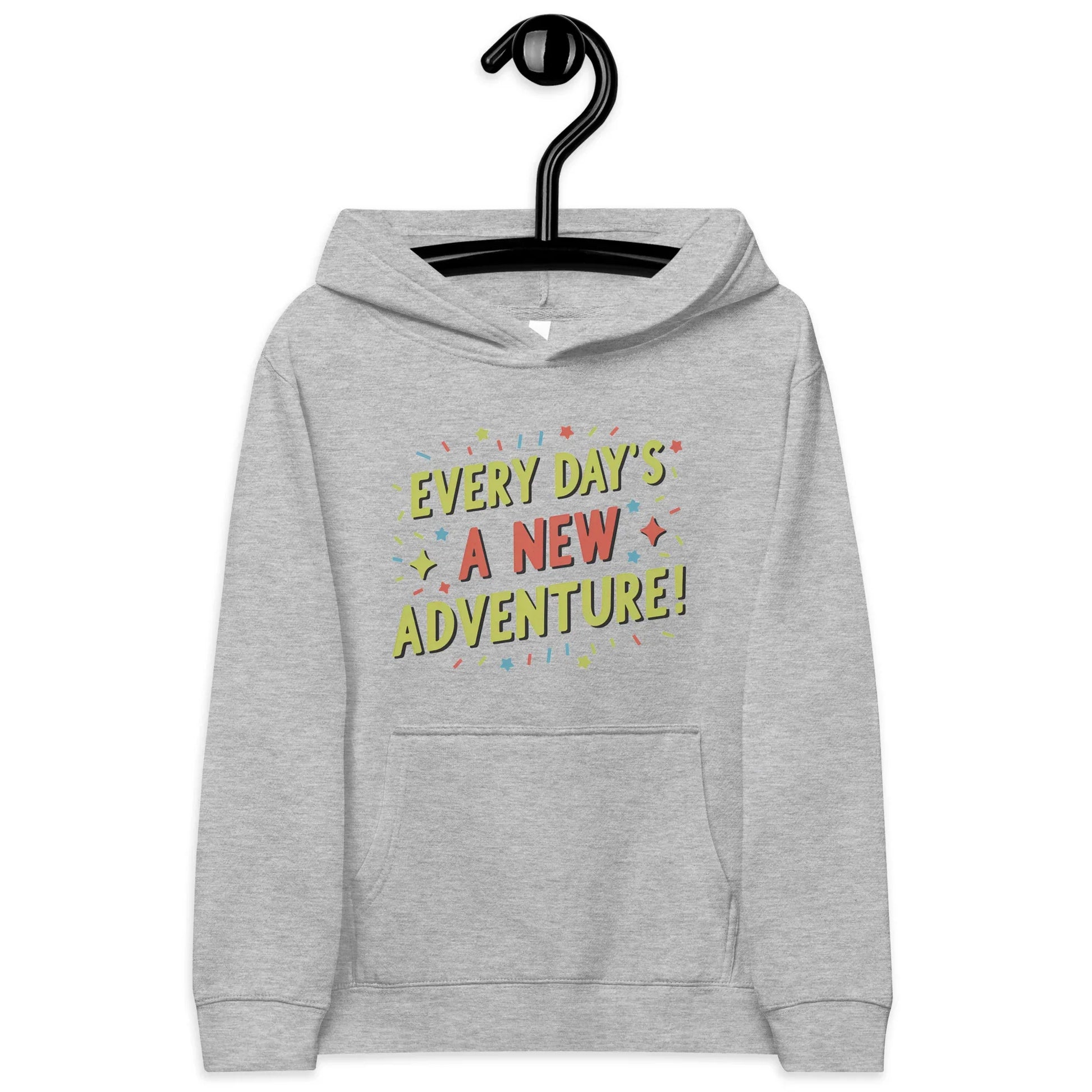 Every Day’s A New Adventure! | Kids Fleece Hoodie - AwRans Clothing