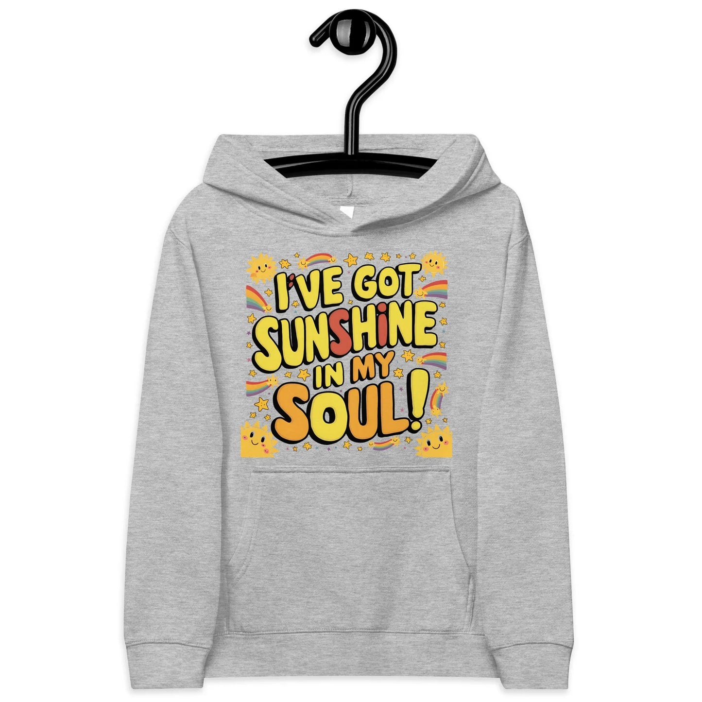 I’ve Got Sunshine In My Soul | Kids Fleece Hoodie - AwRans Clothing
