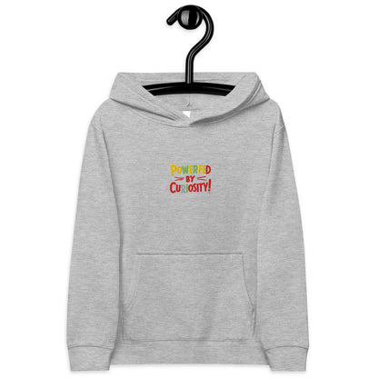 Powered By Curiosity | Kids Embroidered Fleece Hoodie - AwRans Clothing