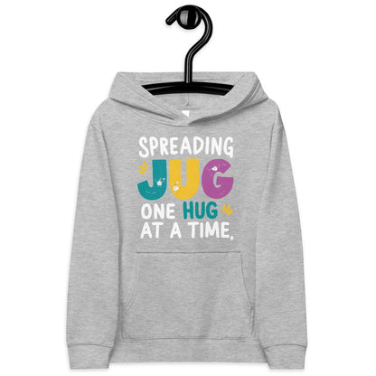 Spreading Joy One Hug At A Time | Kids Fleece Hoodie - AwRans Clothing