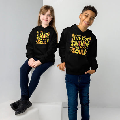 I’ve Got Sunshine In My Soul | Kids Fleece Hoodie - AwRans Clothing