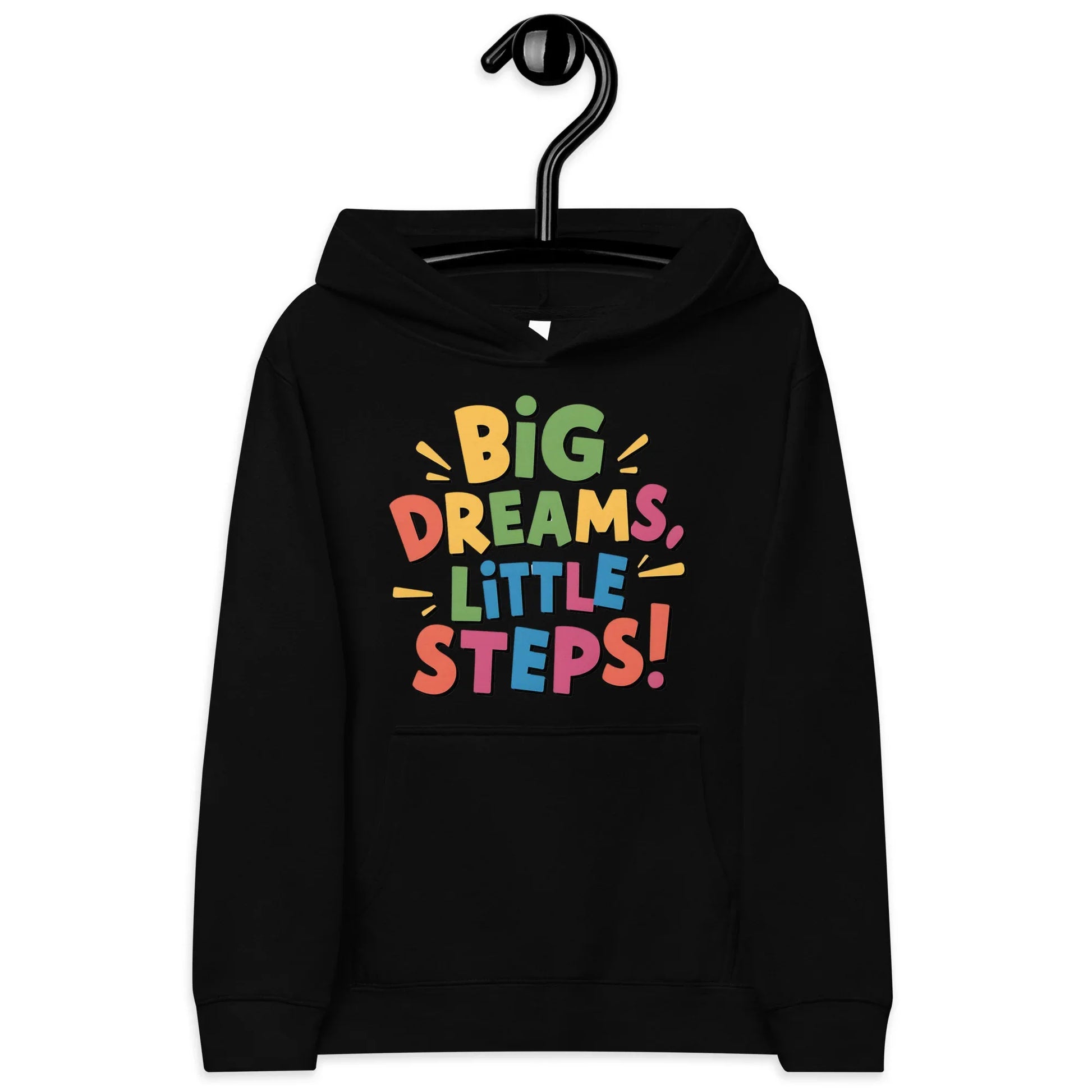 Big Dreams Little Steps! | Kids Fleece Hoodie - AwRans Clothing