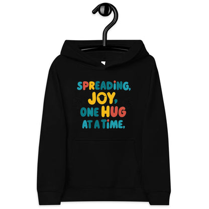 Spreading Joy One Hug At A Time | Kids Fleece Hoodie - AwRans Clothing