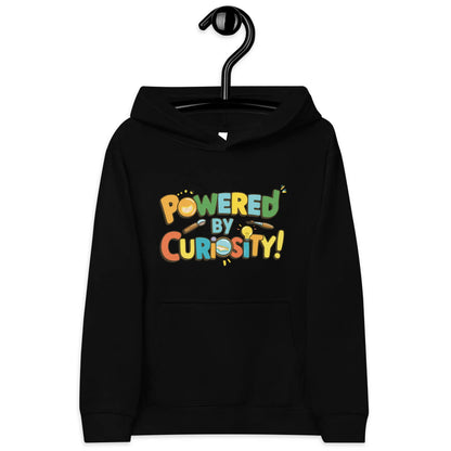 Powered By Curiosity | Kids Fleece Hoodie - AwRans Clothing
