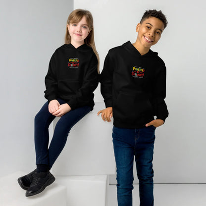 Powered By Curiosity | Kids Embroidered Fleece Hoodie - AwRans Clothing