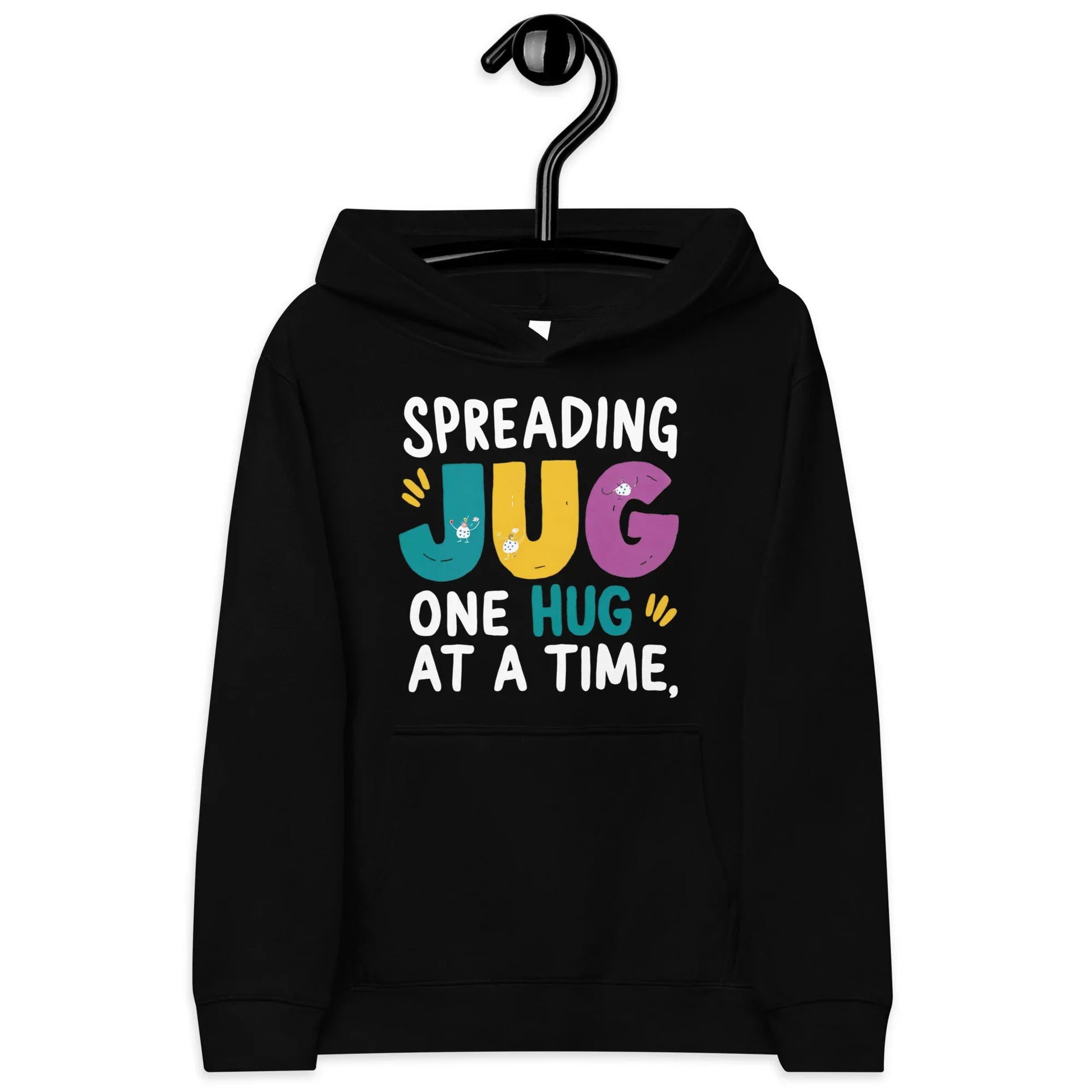 Spreading Joy One Hug At A Time | Kids Fleece Hoodie - AwRans Clothing