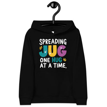 Spreading Joy One Hug At A Time | Kids Fleece Hoodie - AwRans Clothing