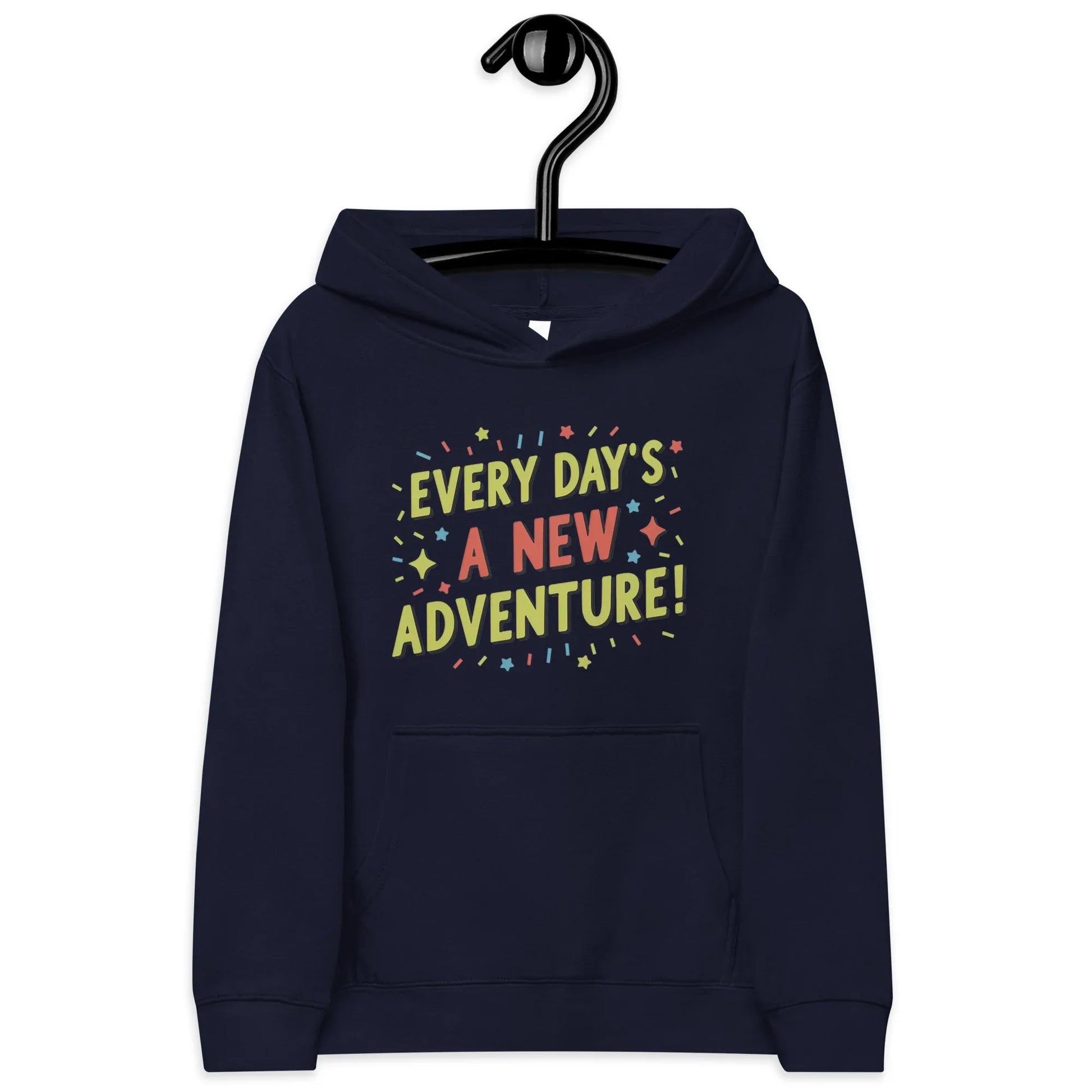 Every Day’s A New Adventure! | Kids Fleece Hoodie - AwRans Clothing