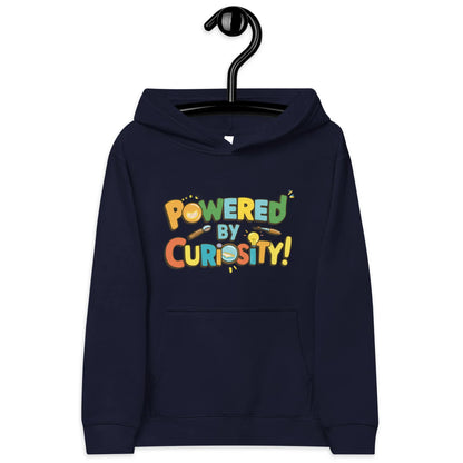 Powered By Curiosity | Kids Fleece Hoodie - AwRans Clothing