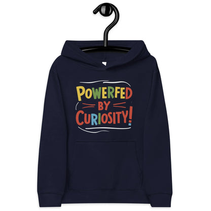 Powered By Curiosity | Kids Fleece Hoodie - AwRans Clothing
