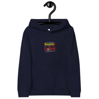 Powered By Curiosity | Kids Embroidered Fleece Hoodie - AwRans Clothing