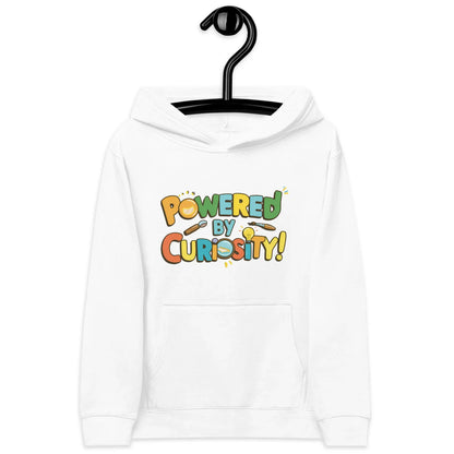 Powered By Curiosity | Kids Fleece Hoodie - AwRans Clothing