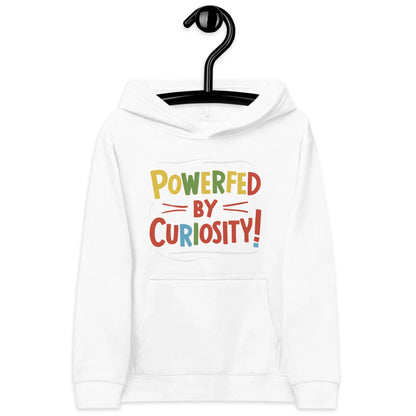 Powered By Curiosity | Kids Fleece Hoodie - AwRans Clothing