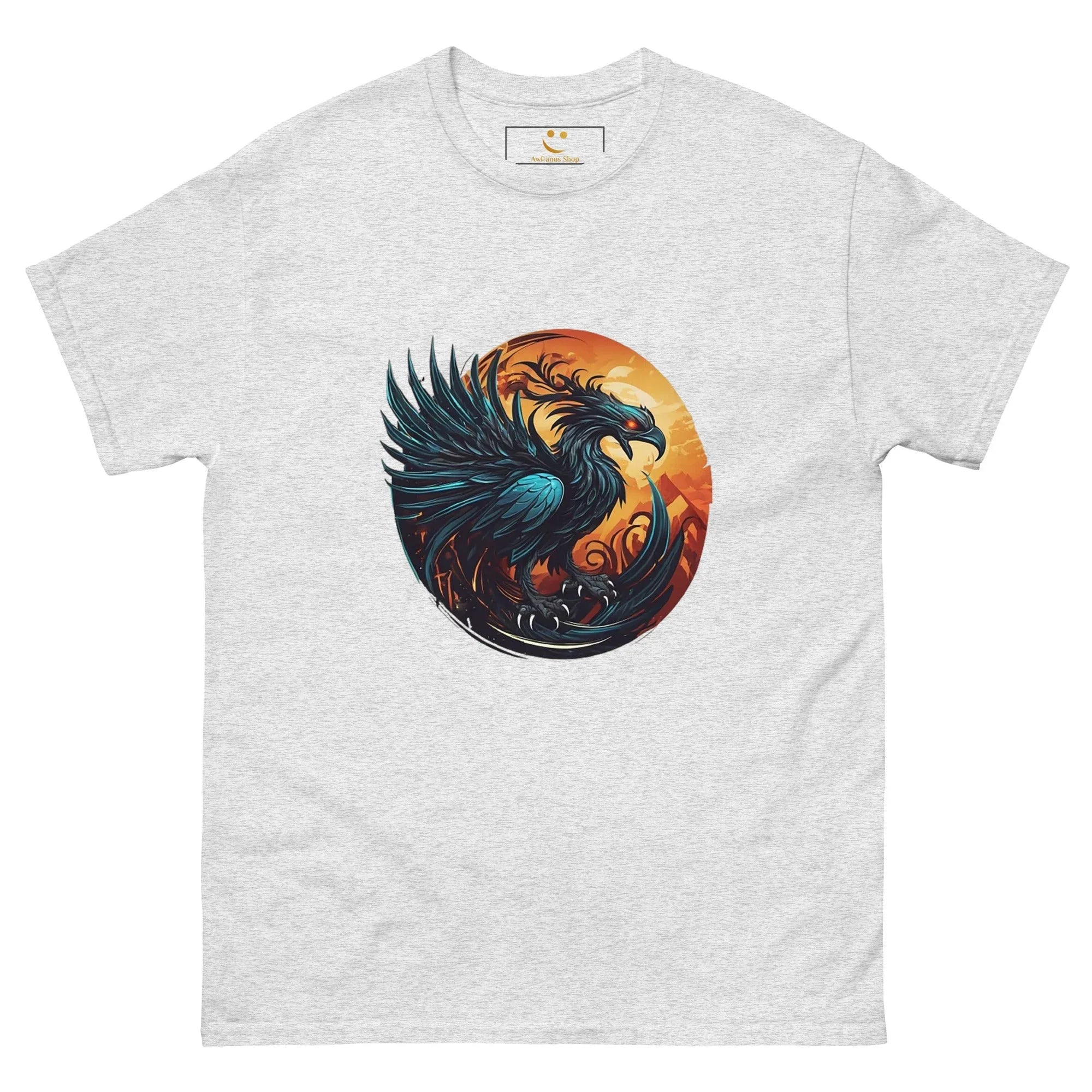 Men's | Phoenix Classic Tee Ash t-shirt AwRans Clothing mens-classic-tee-ash-front-661c3aca9696d