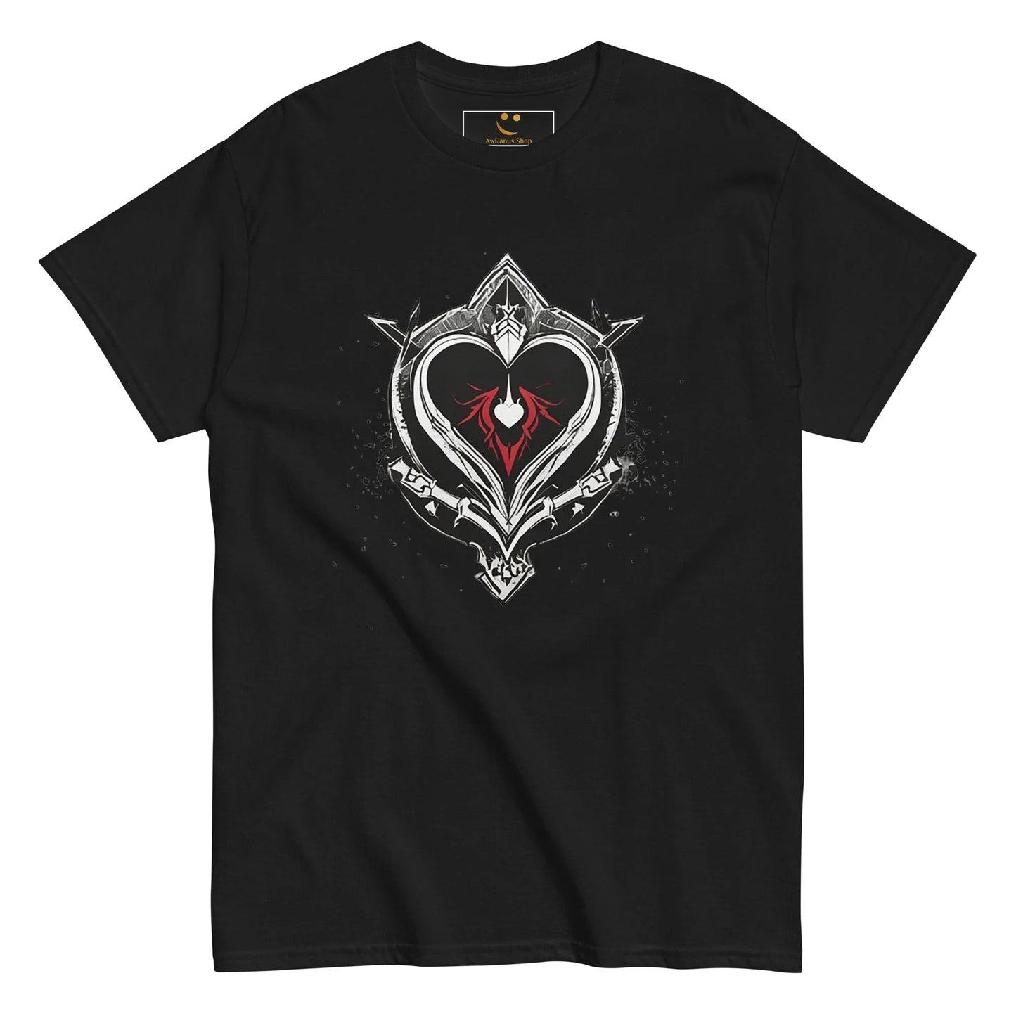 Men's | Black Heart Candle Classic Tee - AwRans Clothing