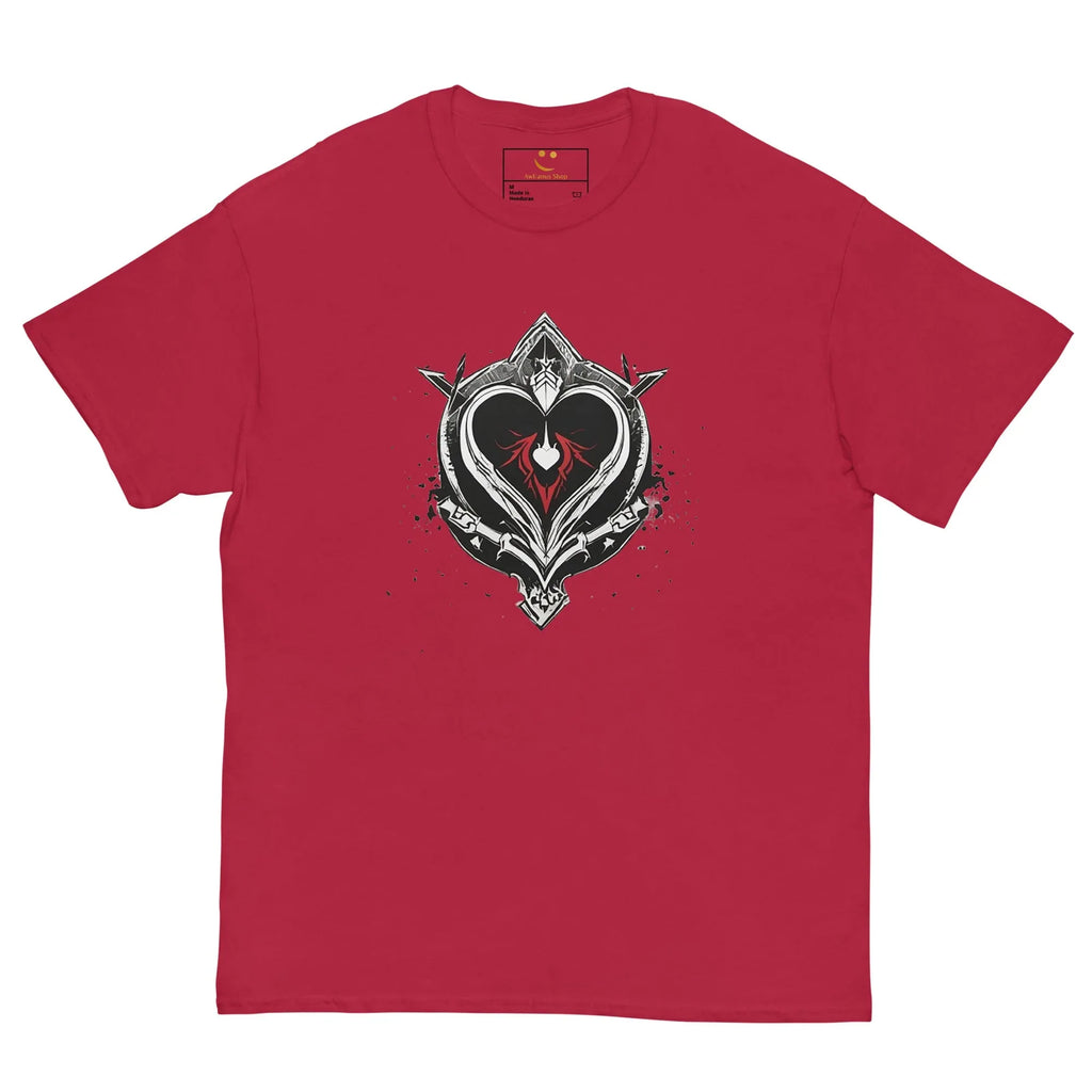 Men's | Black Heart Candle Classic Tee t-shirt AwRans Clothing mens-classic-tee-cardinal-front-65f2ad6cda59e
