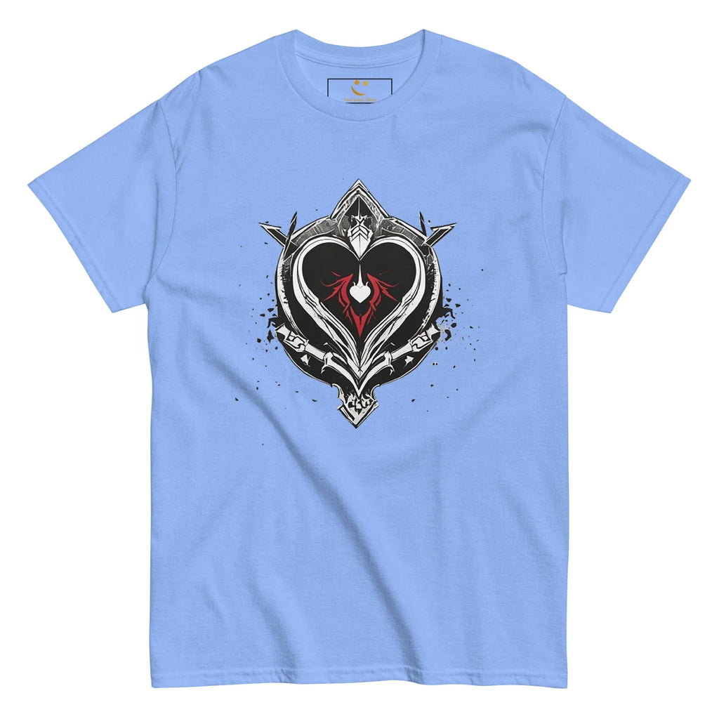 Men's | Black Heart Candle Classic Tee t-shirt AwRans Clothing mens-classic-tee-carolina-blue-front-65f2ad6ce6dc1
