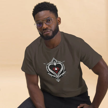 Men's | Black Heart Candle Classic Tee - AwRans Clothing