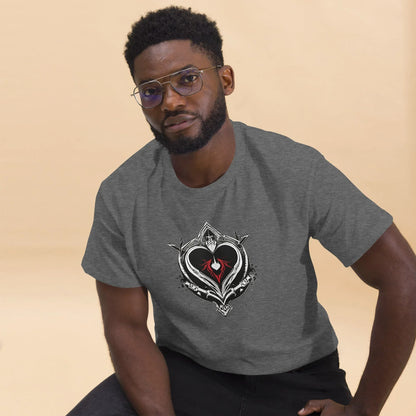 Men's | Black Heart Candle Classic Tee - AwRans Clothing