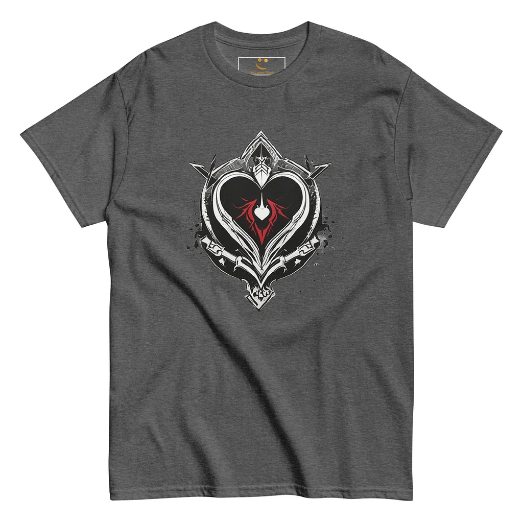 Men's | Black Heart Candle Classic Tee t-shirt AwRans Clothing mens-classic-tee-dark-heather-front-65f2ad6cd6778